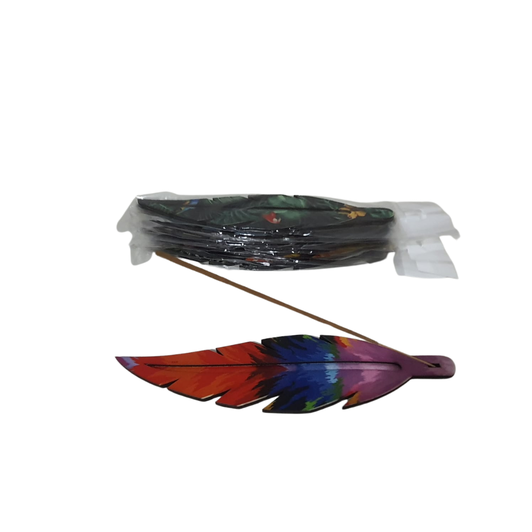 Çubuk Tütsülük MDF Desenli Yaprak Modeli 