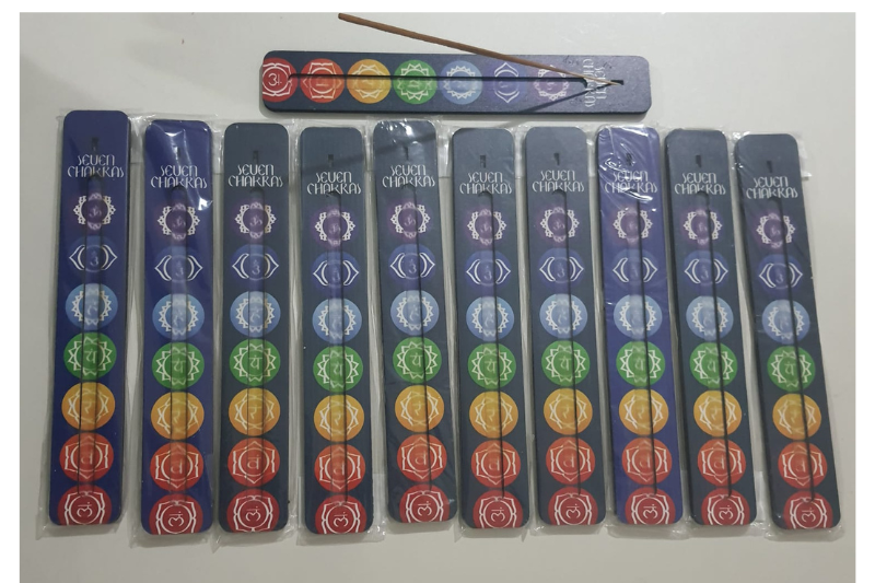 Çubuk Tütsülük MDF 7 Chakras Desenli Modeli