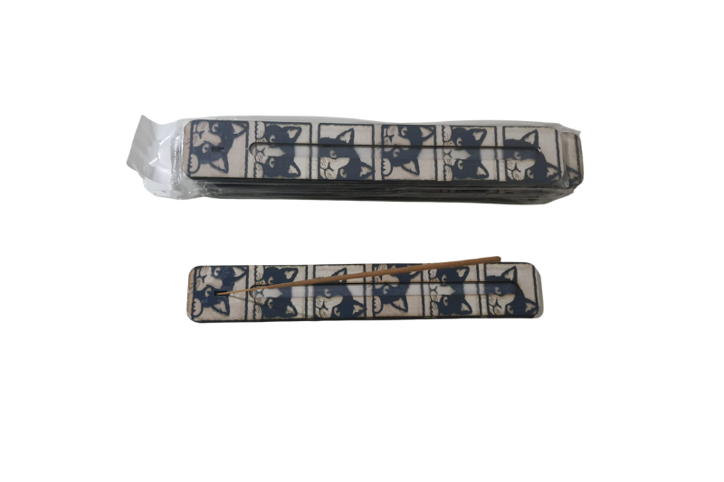 Çubuk Tütsülük MDF Kedi Desenli Modeli