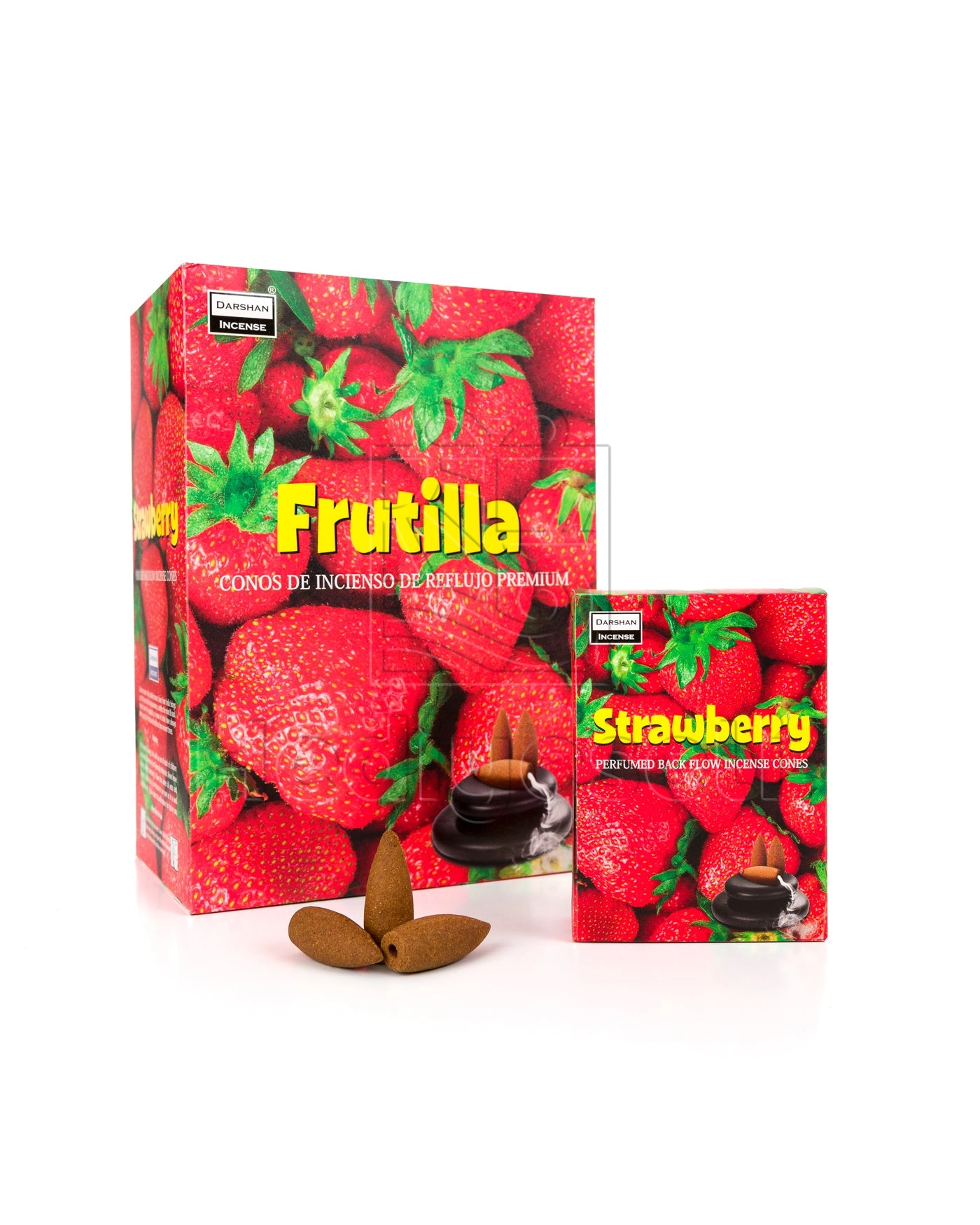 Darshan Strawberry (Çilek) Kokusu Şelale Geri Akışlı Tütsü
