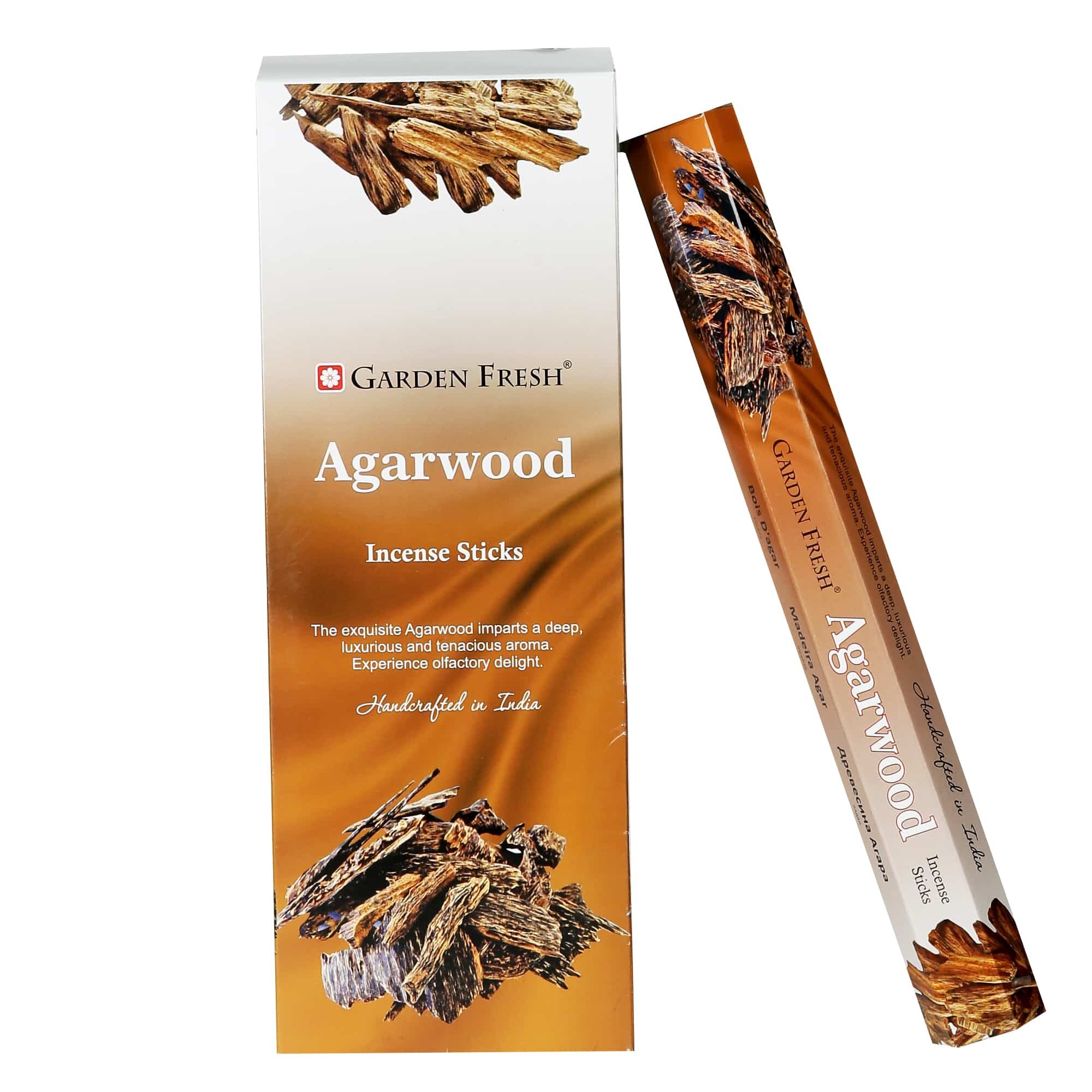 Garden Fresh Agarwood (Agar Ağacı) Kokulu Altıgen 20 Adet Çubuk Tütsü