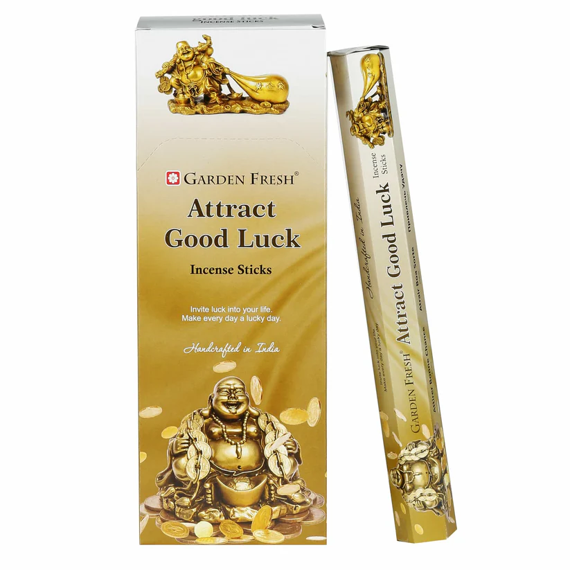 Garden Fresh Attract Good Luck (İyi Şans Çekimi) Kokulu Altıgen 20 Adet Çubuk Tütsü