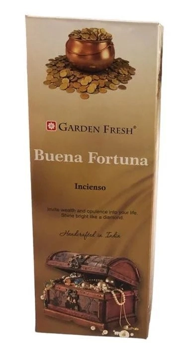 Garden Fresh Buena Fortuna (İyi Şans) Kokulu Altıgen 20 Adet Çubuk Tütsü