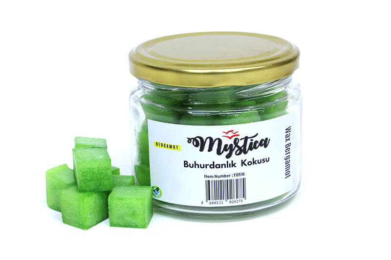 Mystica Buhurdanlık Bergamot Kokusu Mum Tablet Wax