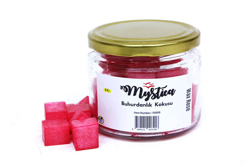 Mystica%20Buhurdanlık%20Kırmızı%20Gül%20Kokusu%20Mum%20Tablet%20Wax