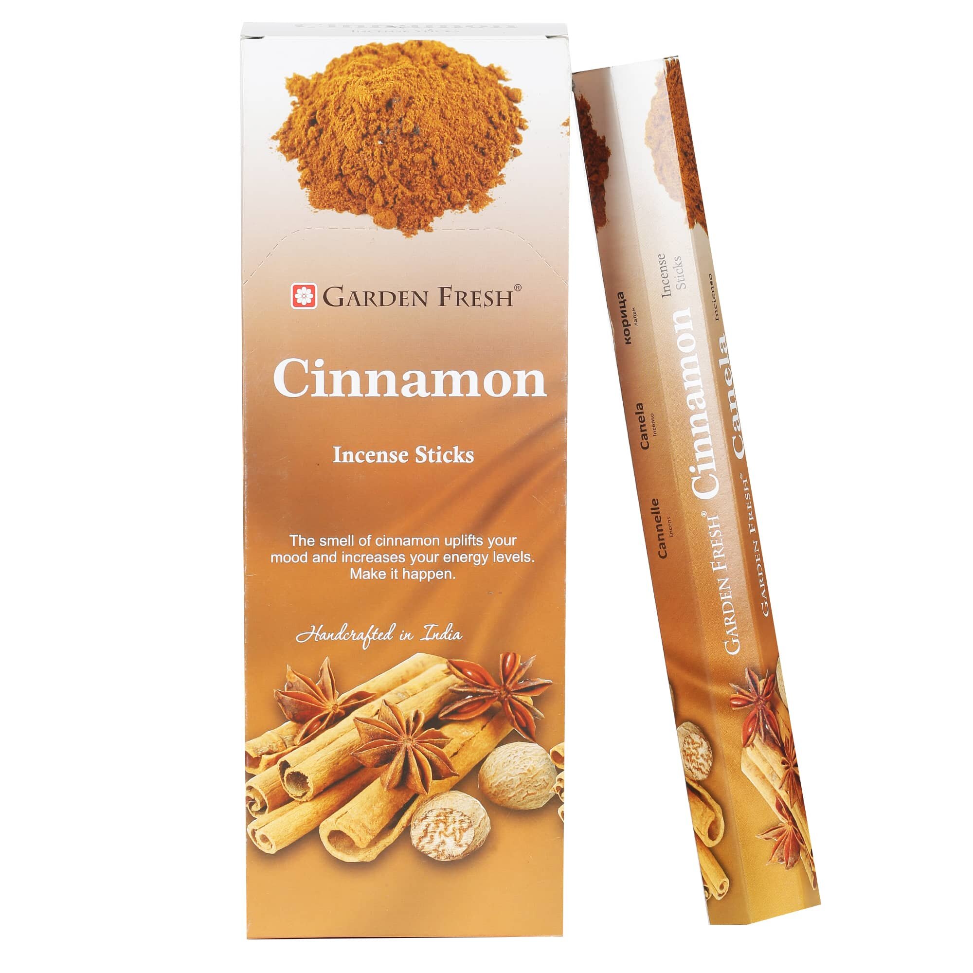 Garden Fresh Cinnamon (Tarçın) Kokulu Altıgen 20 Adet Çubuk Tütsü