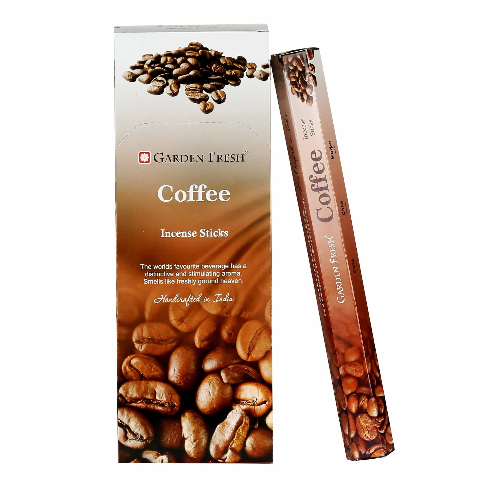 Garden Fresh Coffee (Kahve) Kokulu Altıgen 20 Adet Çubuk Tütsü