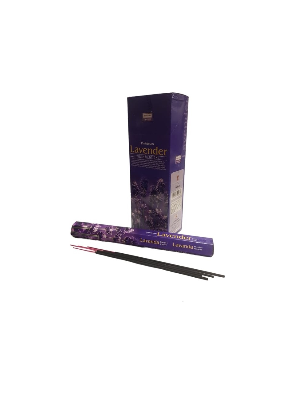 Darshan%20Lavender%20(Lavanta)%20Kokulu%20Altıgen%2020%20Adet%20Çubuk%20Tütsü