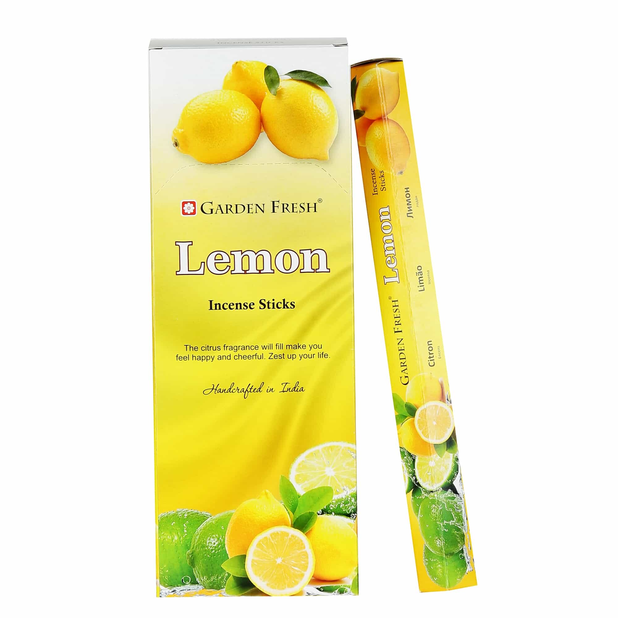Garden Fresh Lemon (Limon) Kokulu Altıgen 20 Adet Çubuk Tütsü