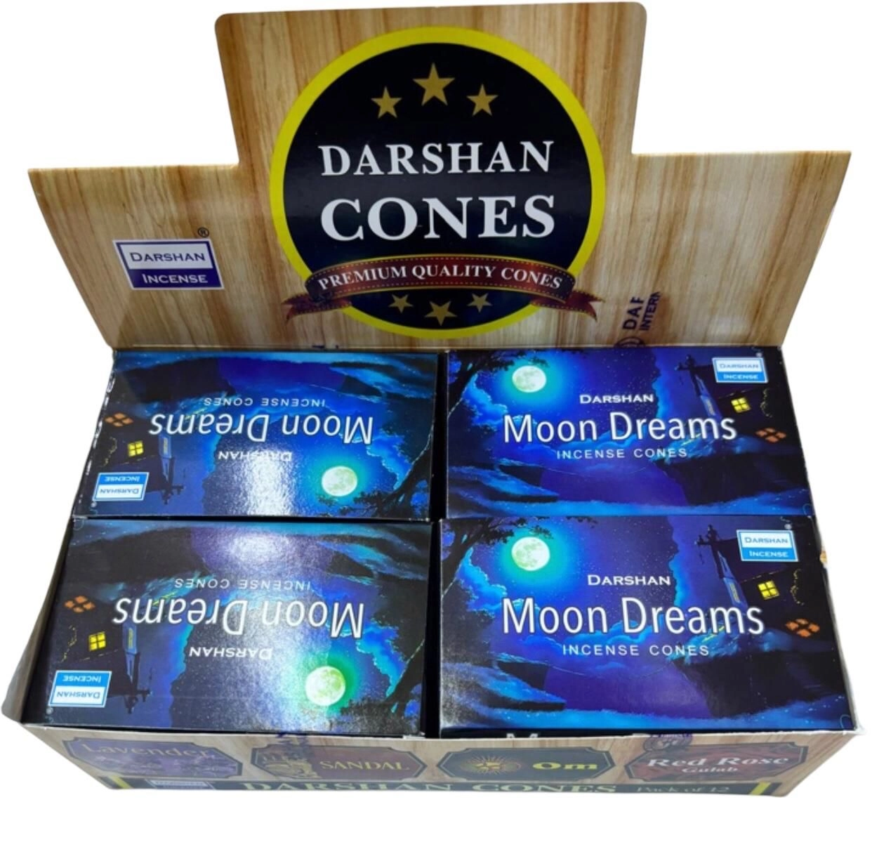 Darshan Premium Kalite Moon Dreams (Ay Rüyaları) Konik Tütsü