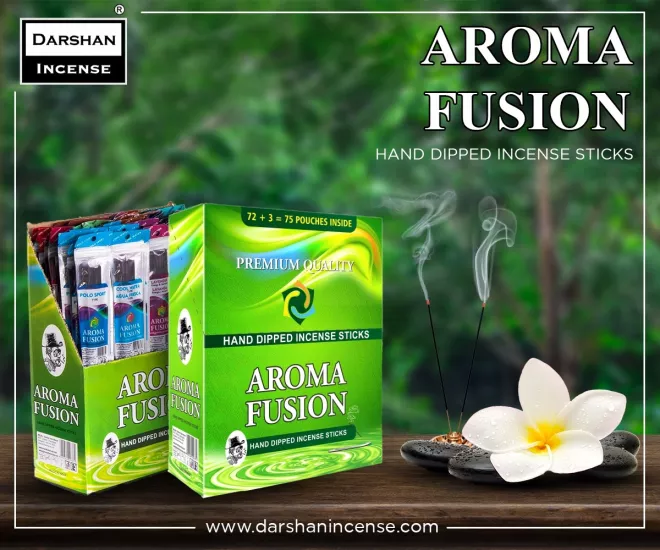 Darshan Incense Aroma Fusion: El Yapımı, Premium Kalite Tütsü Çubukları