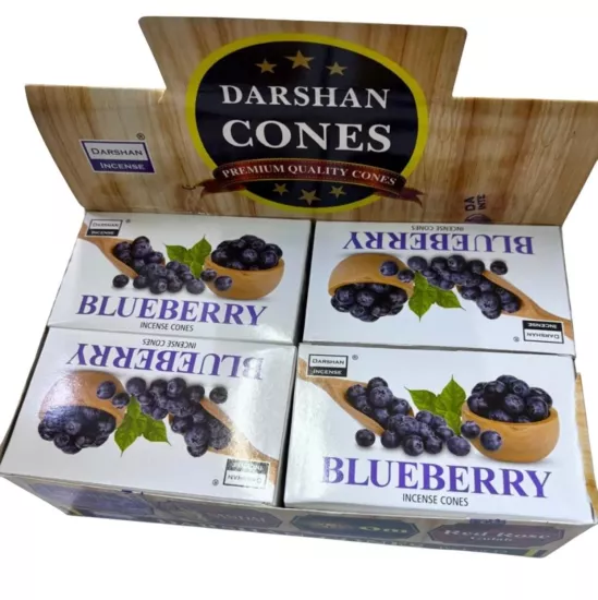 Darshan Premium Kalite Yaban Mersini (Blueberry) Konik Tütsü