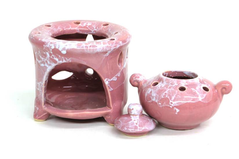 Küçük Tencere Modeli Seramik Buhurdanlık Toptan