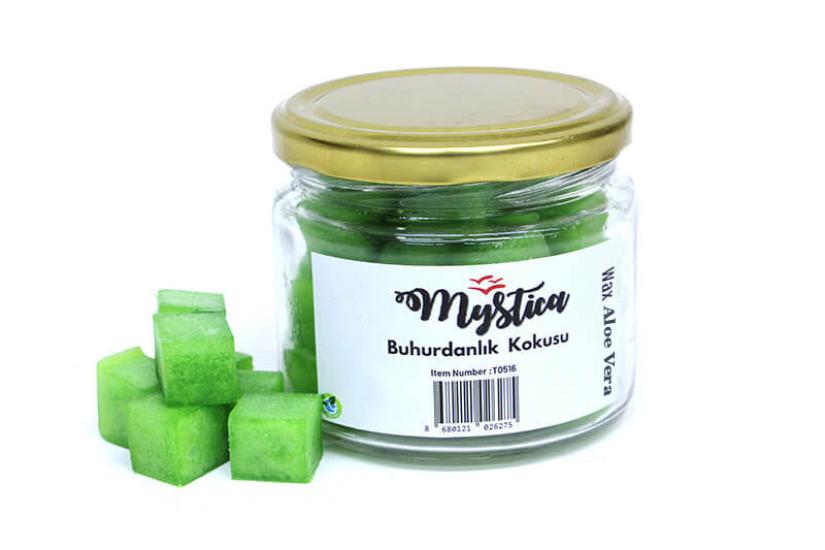 Mystica Buhurdanlık Kokusu, Aloe Vera Kokusu Mum Tablet Wax