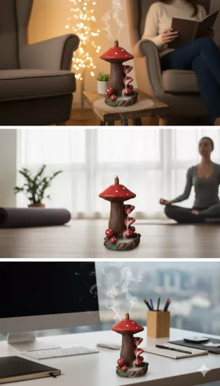 Büyük Mantar Şelale Geri Akış Tütsülük