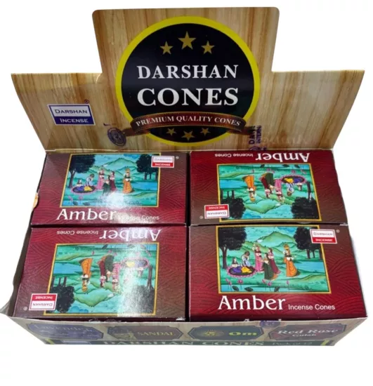 Darshan Premium Kalite Amber Konik Tütsü