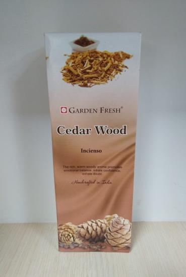 Garden Fresh Cedar Wood (Sedir Ağacı) Kokulu Çubuk Tütsü