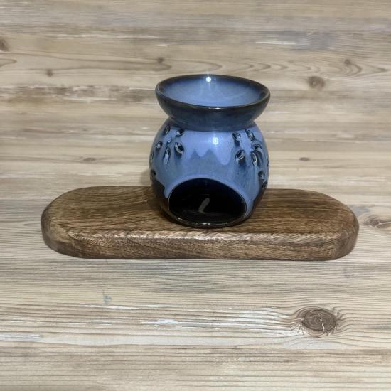 Yaprak Desenli Modeli Seramik Buhurdanlık