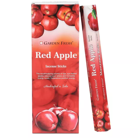 Garden Fresh Red Apple (Kırmızı Elma) Kokusu 20 Adet Çubuk Tütsü