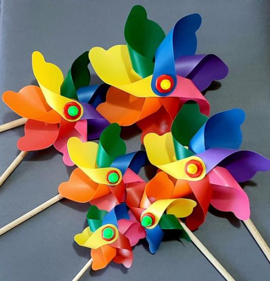 Zambak Rüzgar Gülü 7 Kanatlı 21 cm Fiyatları