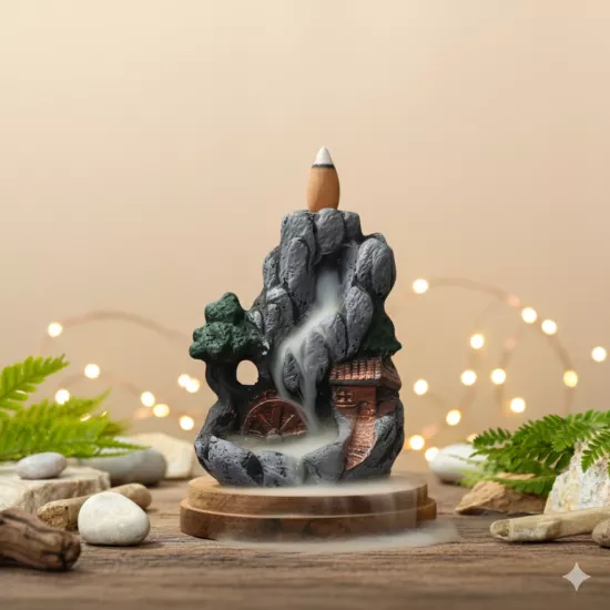 Su Çarklı Evli Şelale Tütsülük